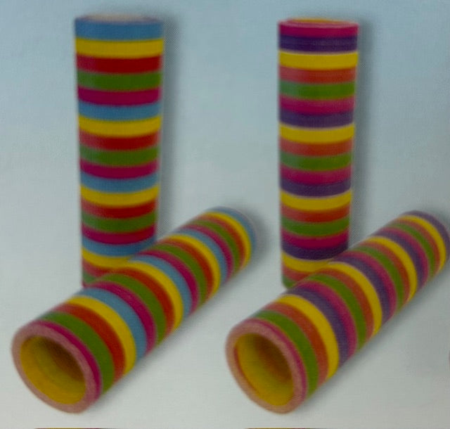 Luftschlange "fein gestreift"