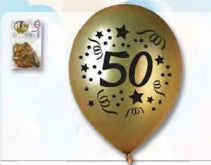 Latexluftballon Geburstag "50"