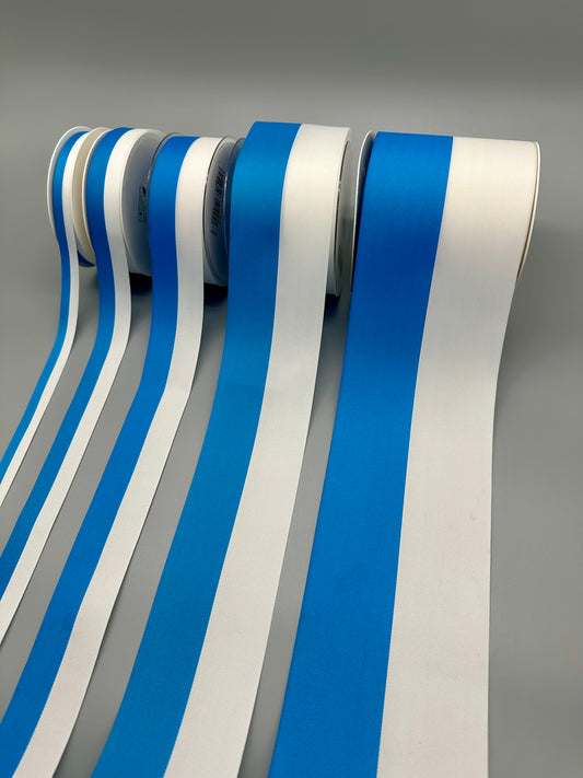 Festband weiß/blau á 25 m