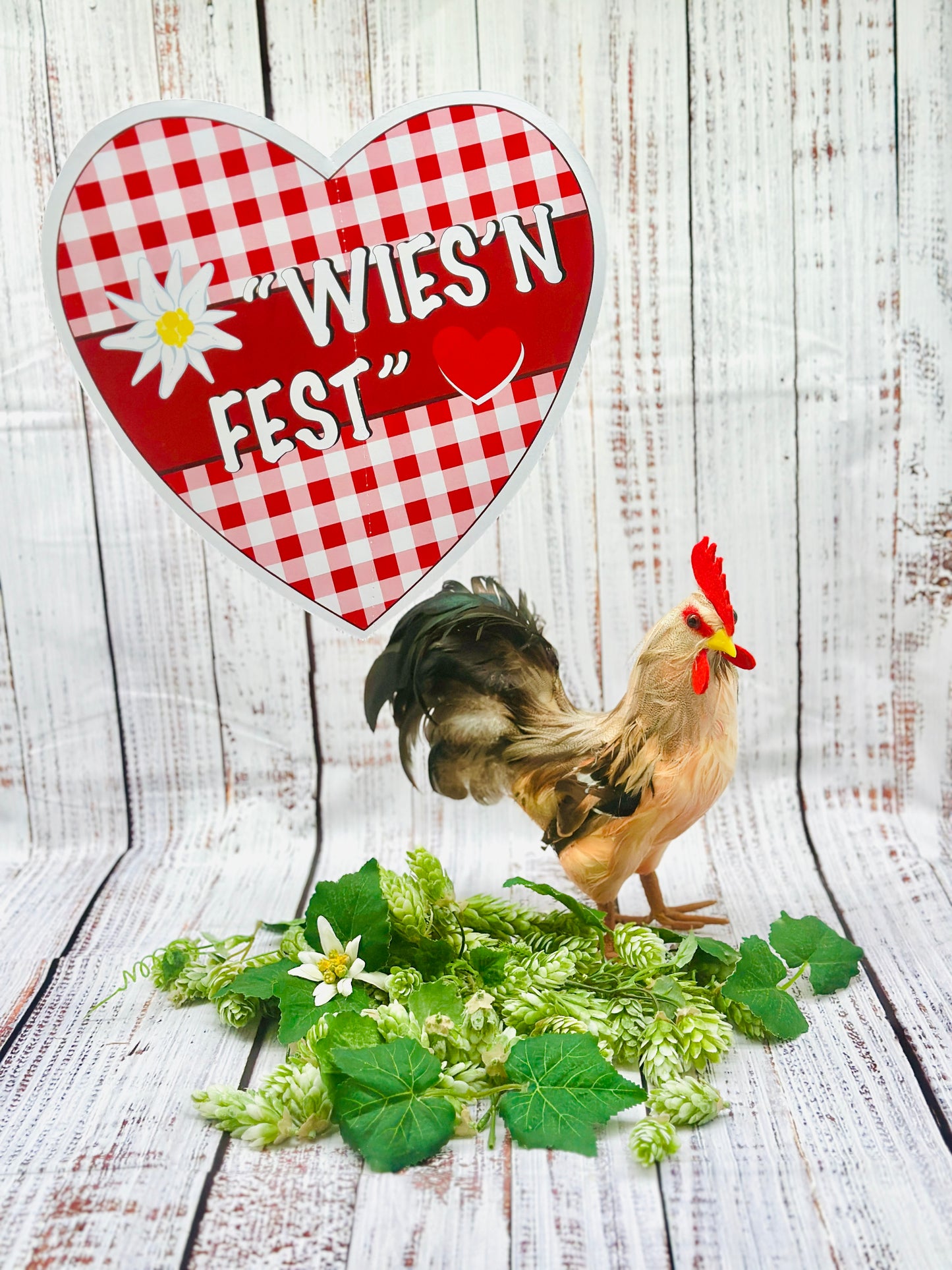 Papier Hänger einzeln "Wies´n Fest" (Höhe ca. 30 cm)