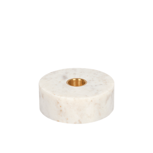 Kerzenhalter aus Marmor rund