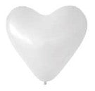 Luftballon einfarbig "Herz" á 100 Stück; Latex