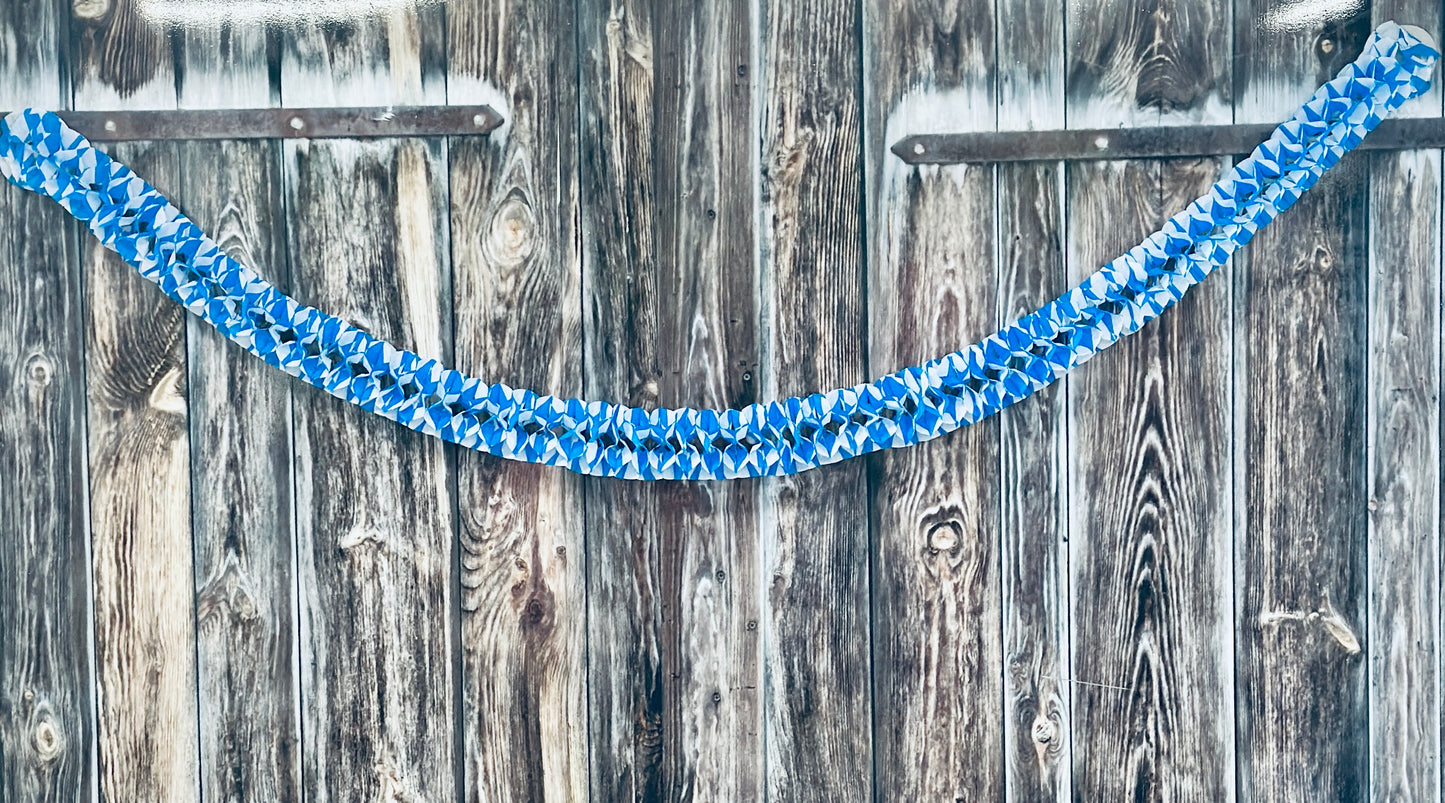 Mini Papiergirlande (8 x 8 cm)