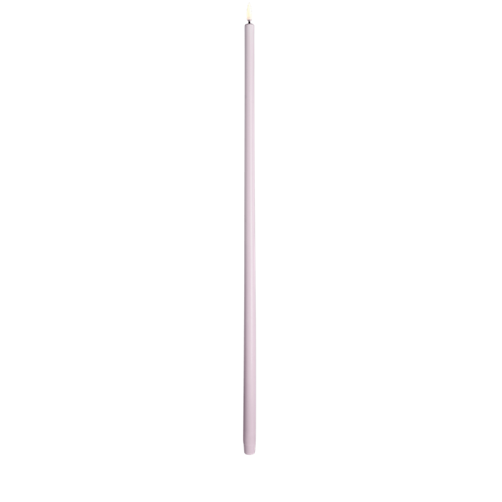 Klassische hohe LED-Stabkerze glatt (2,3 x 75 cm)
