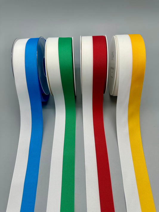 Festband grün/weiß á 25 m