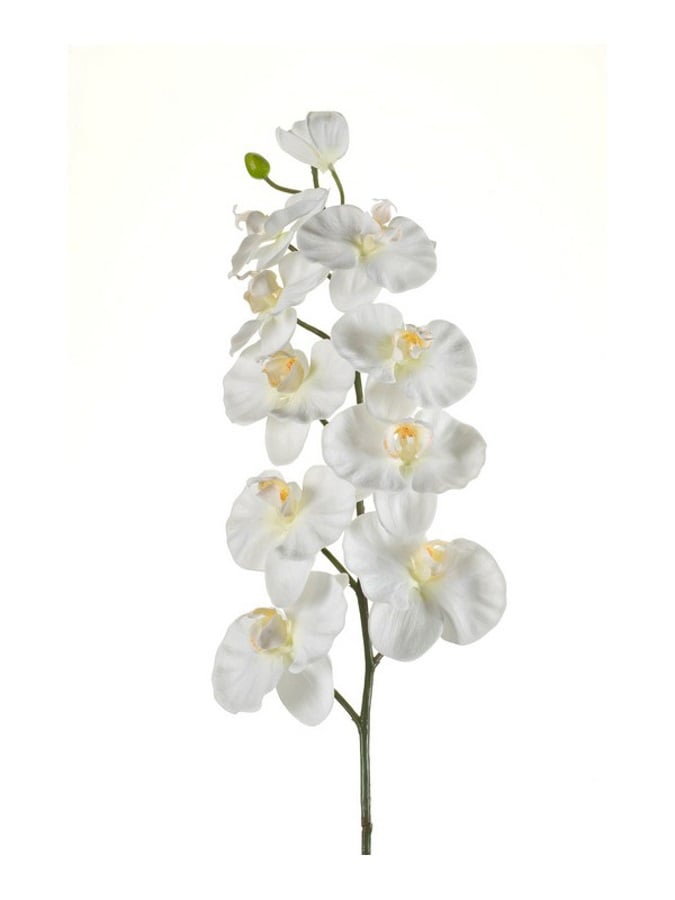 Textil Orchidee "Phalaenopsis" mit 9 Blüten