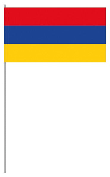 Papier-Fähnchen an 40cm Polystyrolstab (Länder)