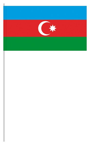 Papier-Fähnchen an 40cm Polystyrolstab (Länder)