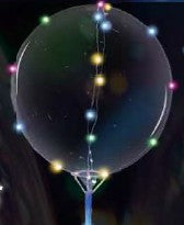 Dekoballon mit Lichterkette