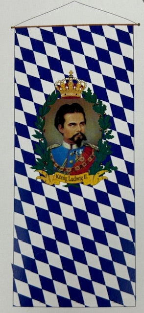 Bannerfahne Bay. Raute; König Ludwig