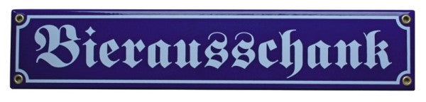 Email Schild Straßenname, Maße: 8 x 40 cm, verschiedene Ausführungen