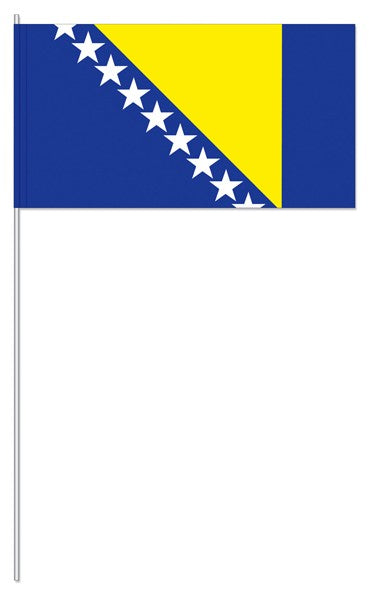 Papier-Fähnchen an 40cm Polystyrolstab (Länder)