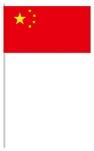 Papier-Fähnchen an 40cm Polystyrolstab (Länder)