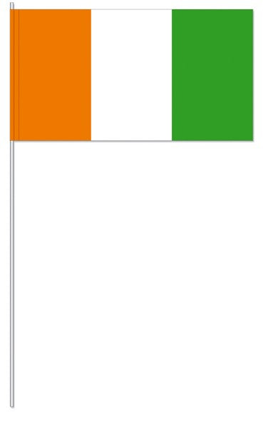 Papier-Fähnchen an 40cm Polystyrolstab (Länder)