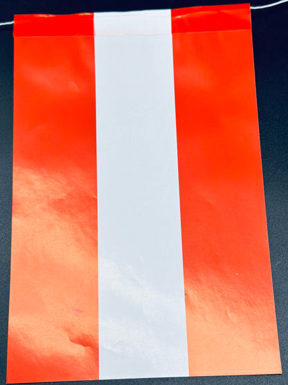 Fahnenketten aus Papier á 5 m (Länder)