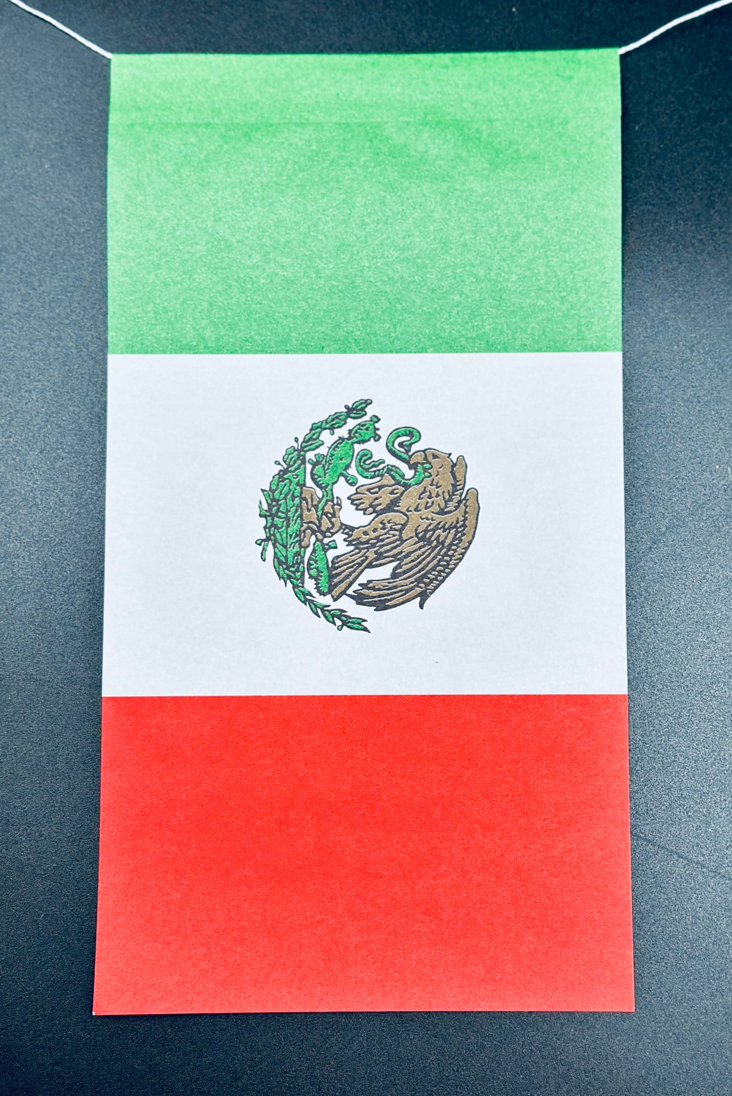 Fahnenketten aus Papier á 10 m, schwer entflammbar (Länder)