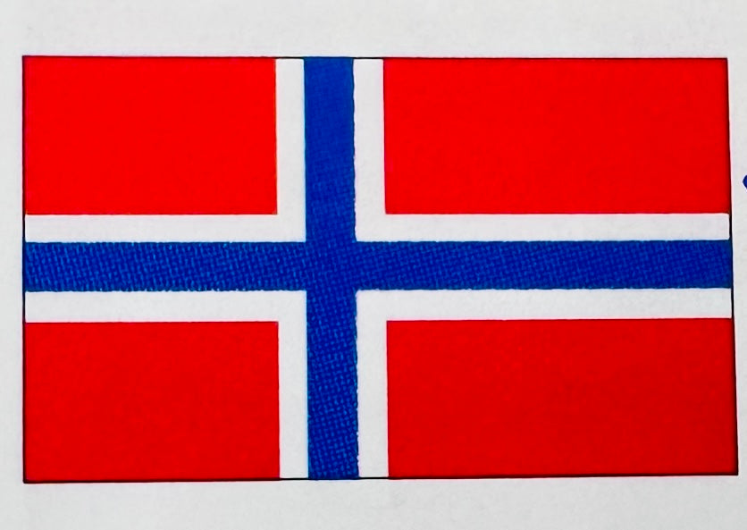 Fahnenketten aus Papier á 4 m, schwer entflammbar (Länder)