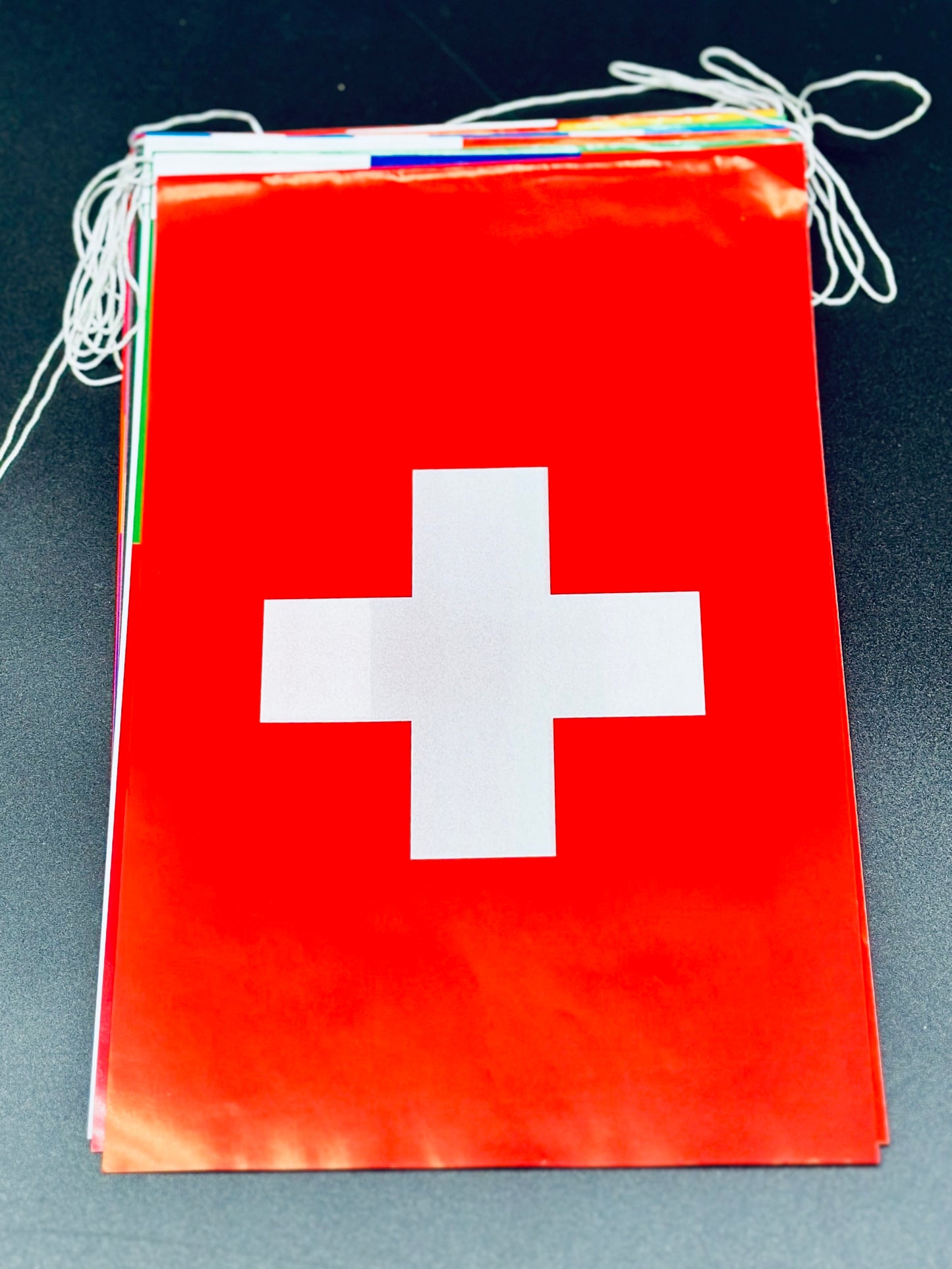 Fahnenketten aus Papier á 5 m (Länder)