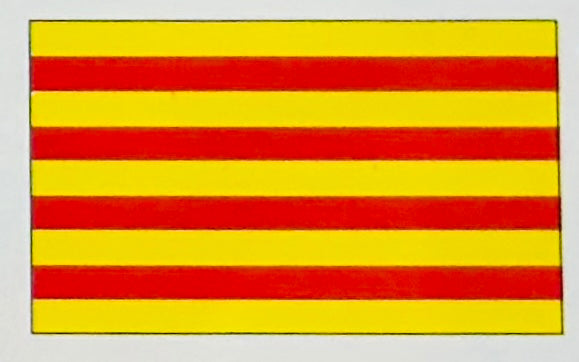 Fahnenketten aus Papier á 10 m, schwer entflammbar (Farben)