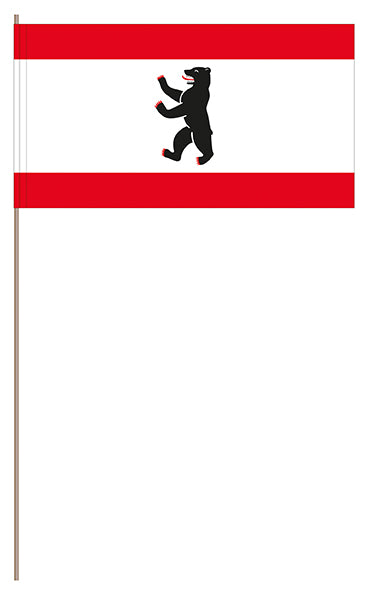 Papier-Fähnchen an 40 cm Polystyrolstab (Bundesländer)