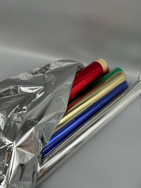Verpackungsfolie metallisch, verschiedene Ausführungen
