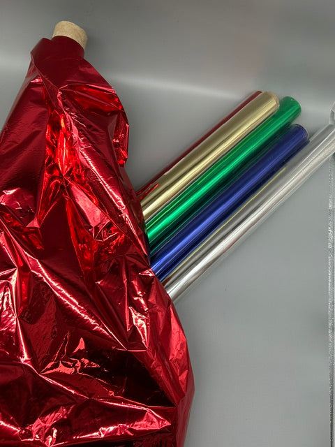 Verpackungsfolie metallisch, verschiedene Ausführungen