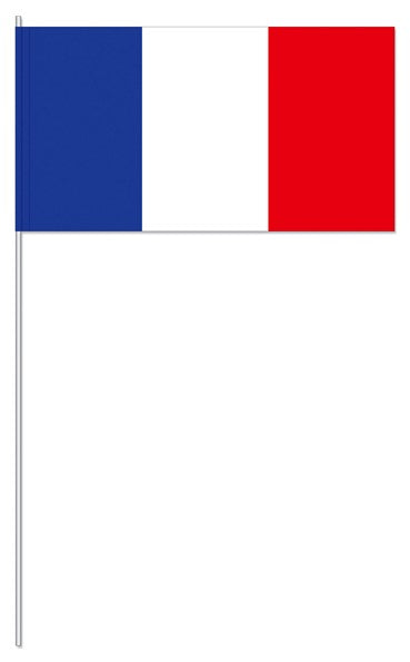 Papier-Fähnchen an 40cm Polystyrolstab (Länder)