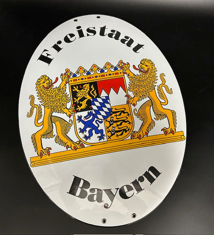Email Schild "Freistaat Bayern"
