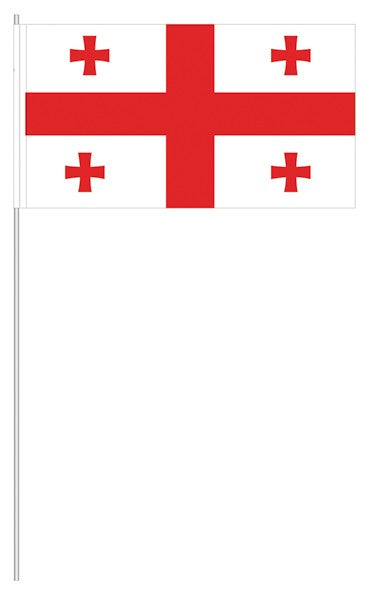 Papier-Fähnchen an 40cm Polystyrolstab (Länder)