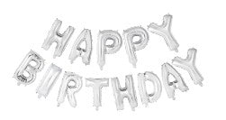 Folienballon Schriftzug "Happy Birthday"