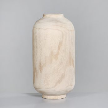Deko-Vase aus Holz