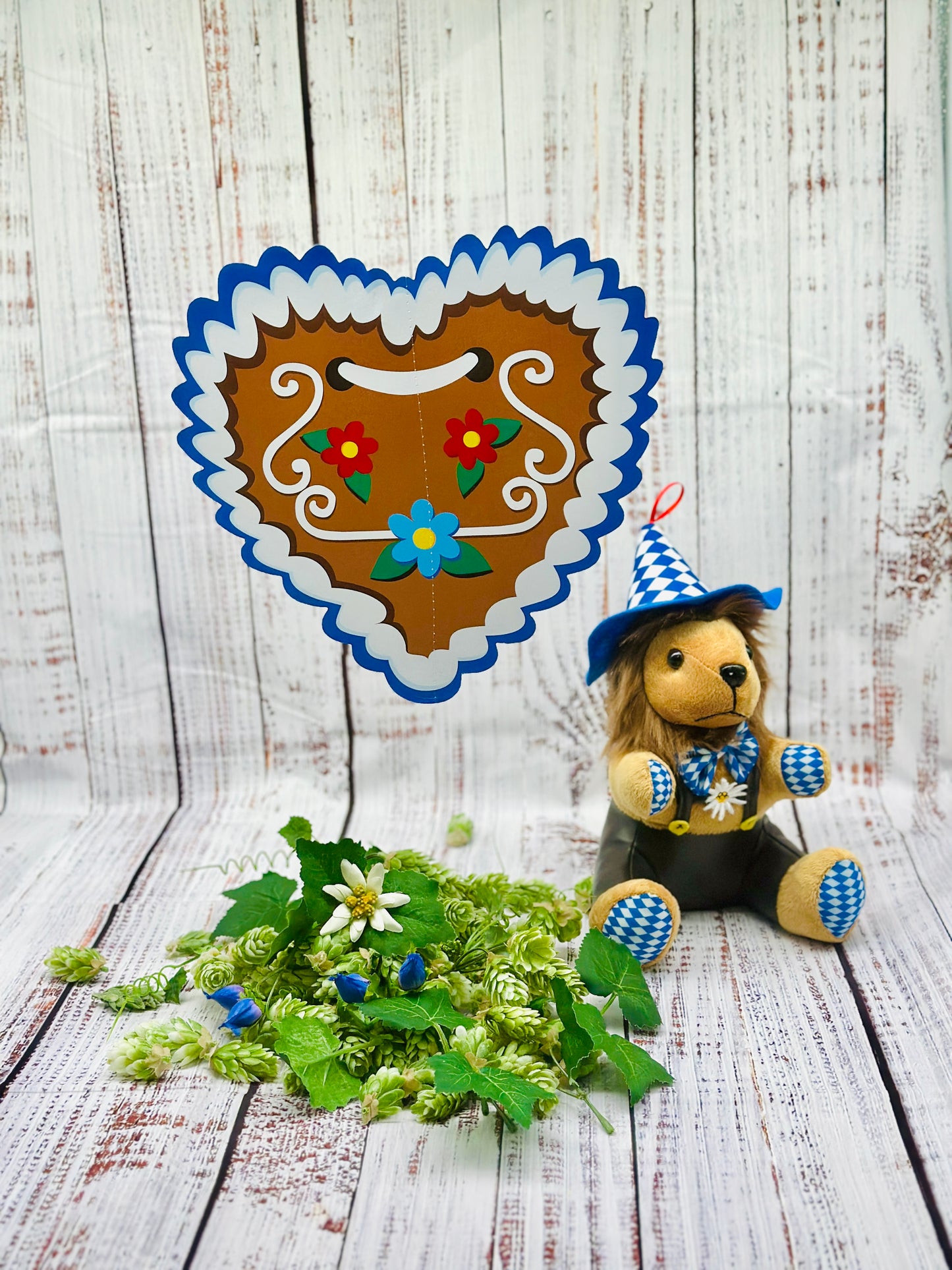 Papier Hänger einzeln (Höhe ca. 14 cm)