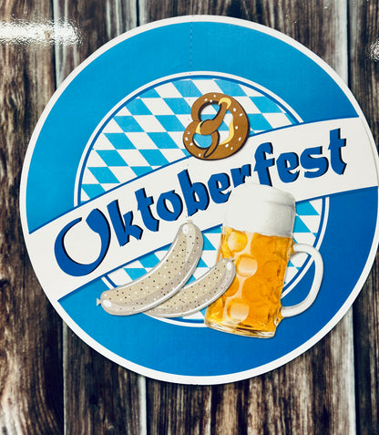 Papiergirlande "Oktoberfest" Rund