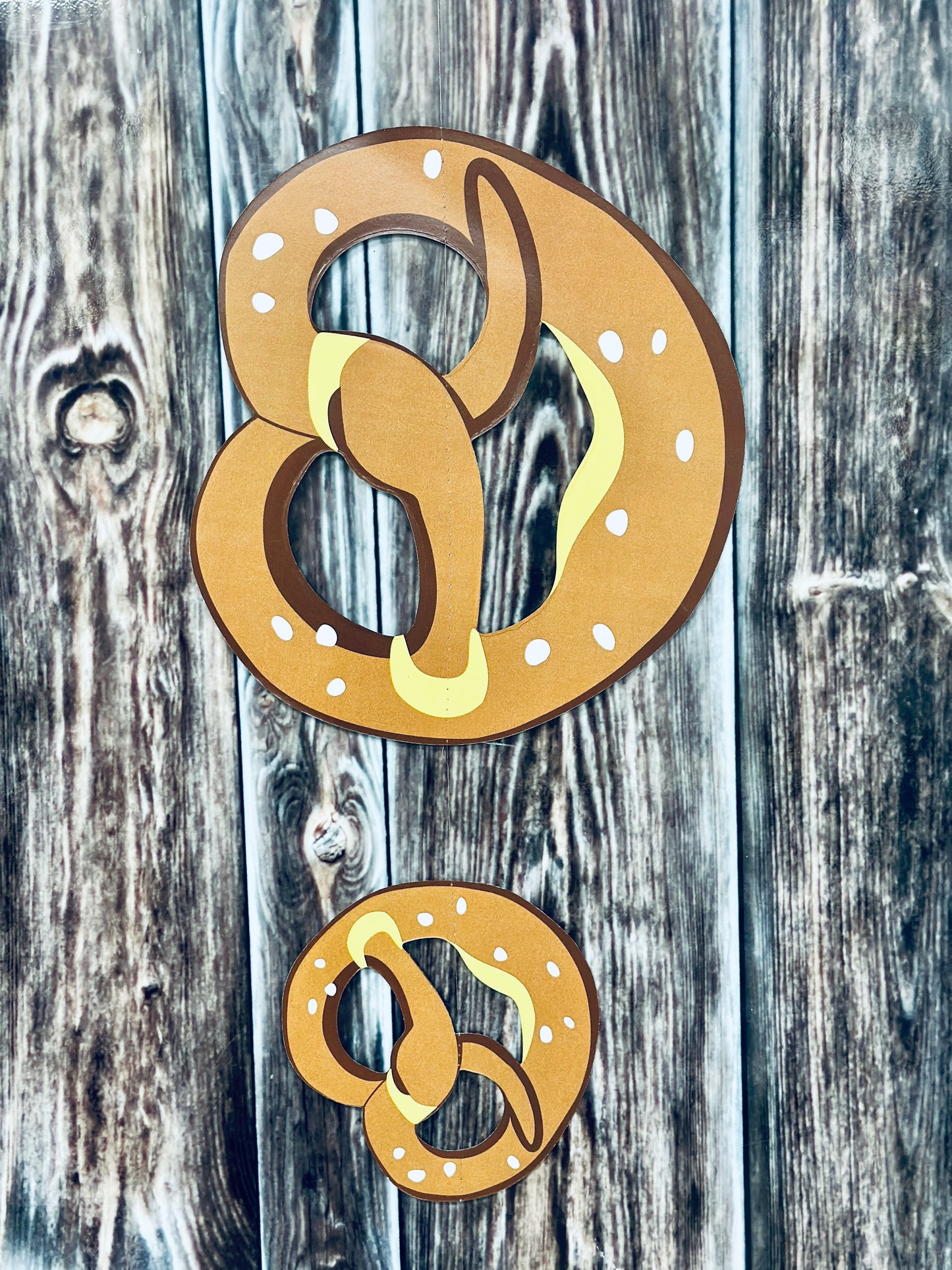 Papiergirlande hängend "Breze" 3er