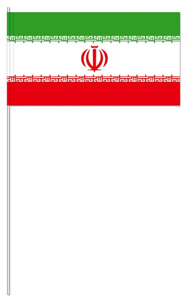 Papier-Fähnchen an 40cm Polystyrolstab (Länder)