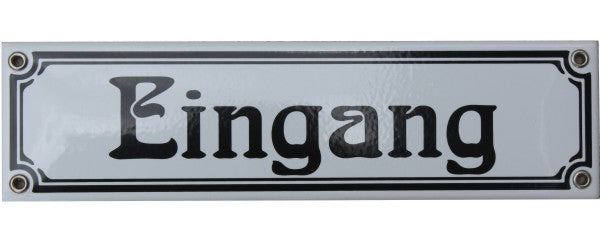 Email Jugendstil Schild, verschiedene Ausführungen
