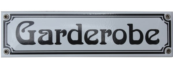 Email Jugendstil Schild, verschiedene Ausführungen