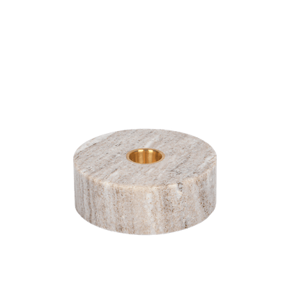 Kerzenhalter aus Marmor rund