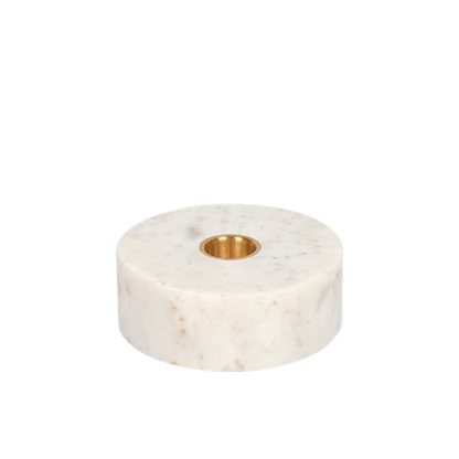 Kerzenhalter aus Marmor rund