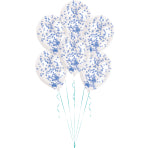 Luftballon "Konfetti" á 6 Stück; Latex