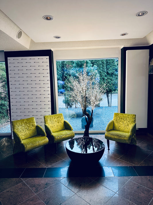 LED Baum, schwarz-warmes weiß, Höhe ca. 200 cm