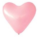 Luftballon einfarbig "Herz" á 100 Stück; Latex