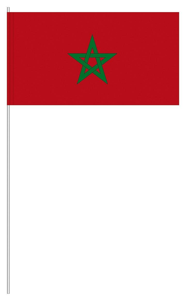 Papier-Fähnchen an 40cm Polystyrolstab (Länder)