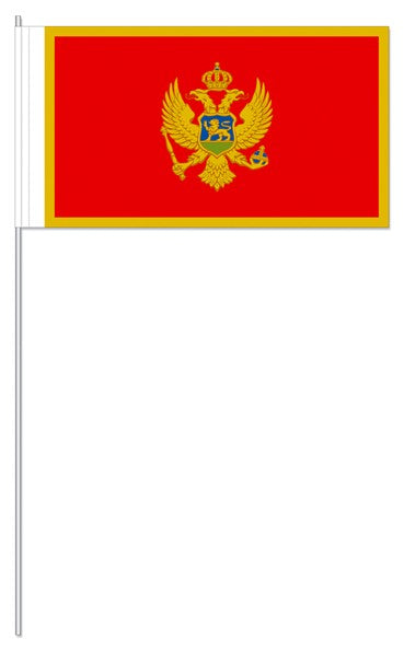 Papier-Fähnchen an 40cm Polystyrolstab (Länder)