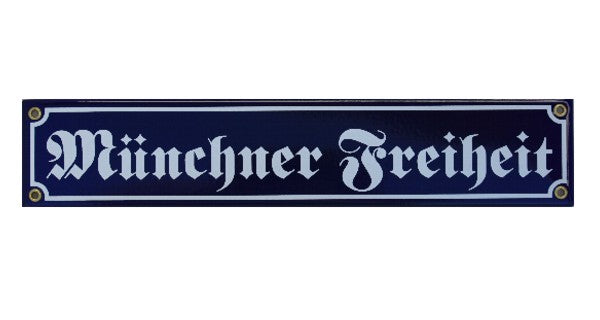 Email Schild Straßenname, Maße: 8 x 40 cm, verschiedene Ausführungen