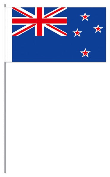 Papier-Fähnchen an 40cm Polystyrolstab (Länder)