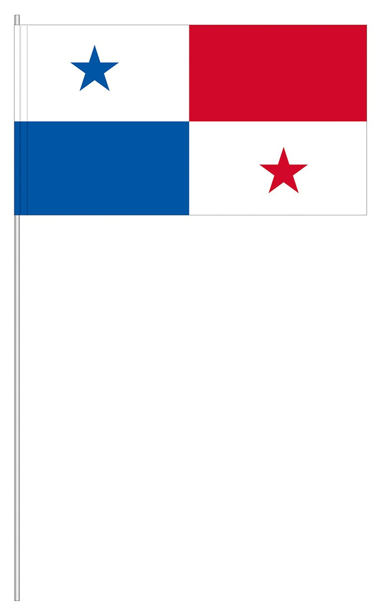 Papier-Fähnchen an 40cm Polystyrolstab (Länder)