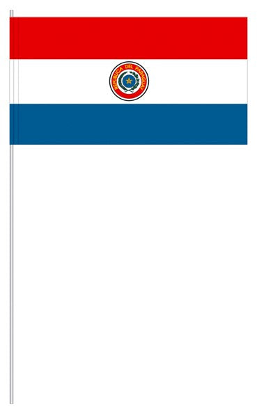 Papier-Fähnchen an 40cm Polystyrolstab (Länder)