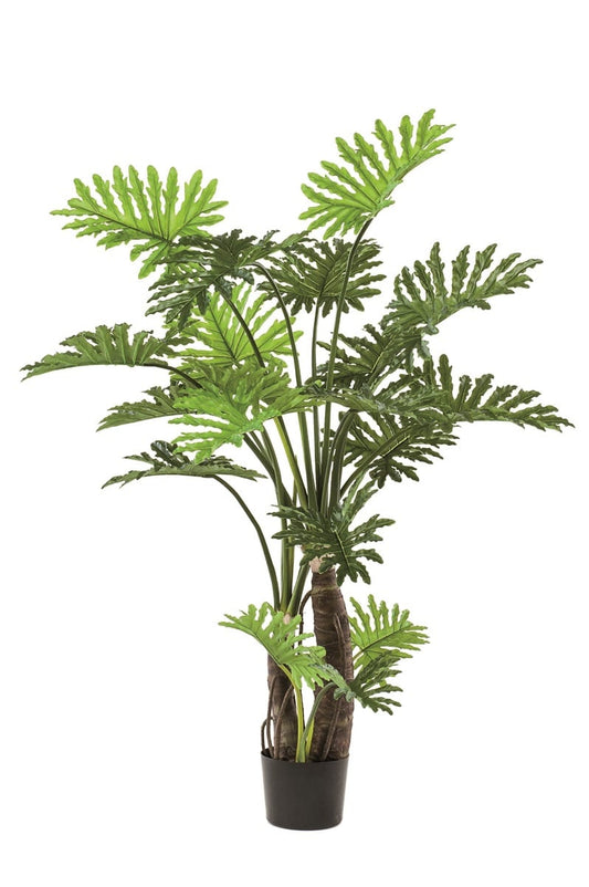 Textil Philodendron mit 19 Blättern