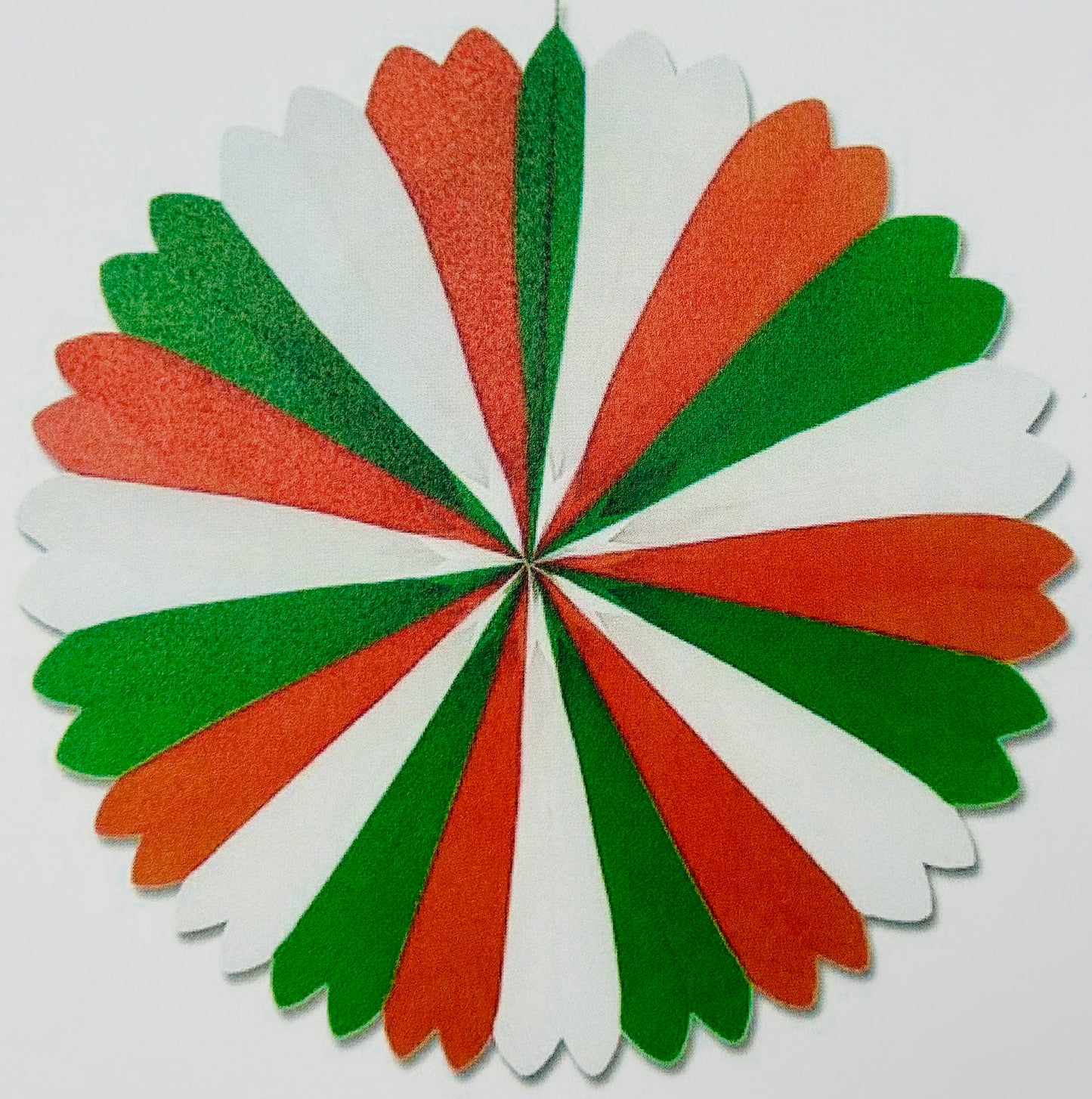 Papier Rosette (ca. 75 cm Durchmesser)
